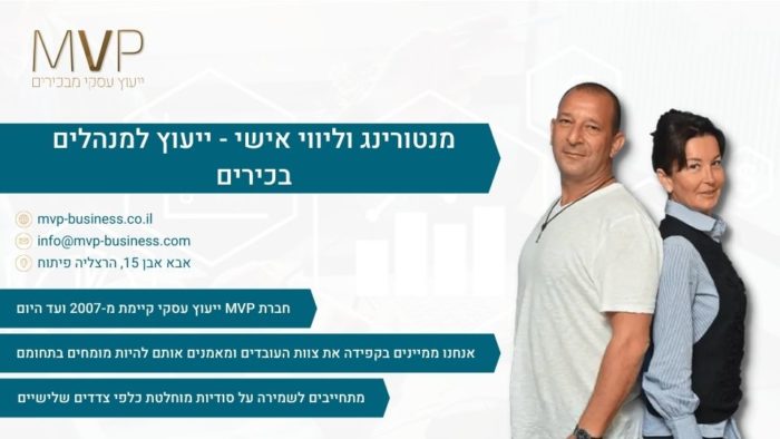 מנטורינג וליווי אישי - ייעוץ למנהלים בכירים